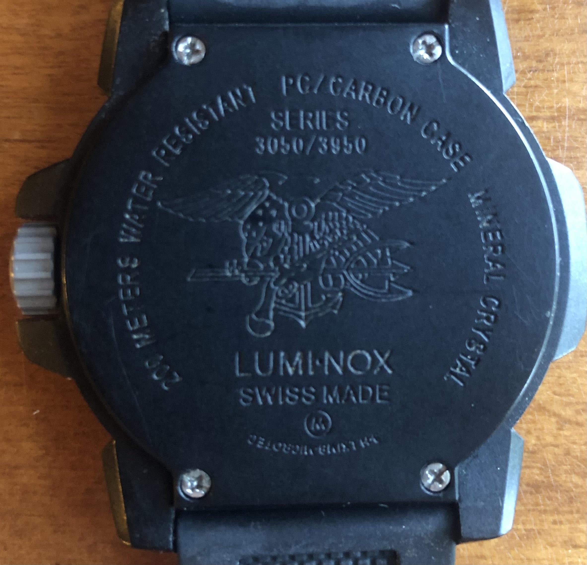 LUMINOX◇NAVY SEAL COLORMARK 3059/クォーツ腕時計/アナログ/ラバー