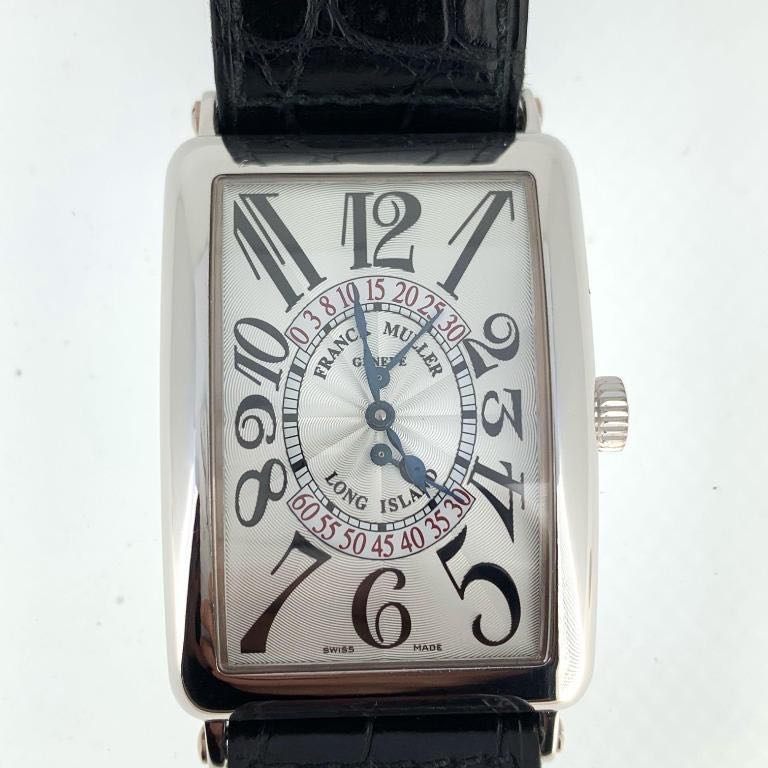 Franck Muller Long Island Bi Retrograde 1100 DS R White Gold 18K