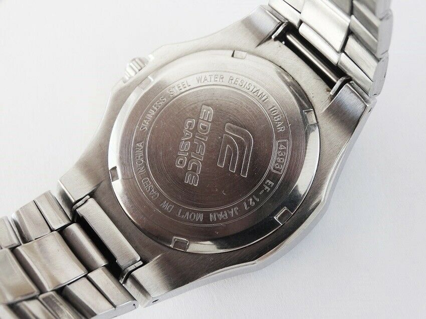 CASIO Edifice Diver EF-127 Module 4393 Mens Japan Movt. WR 100m. Date Watch  | WatchCharts