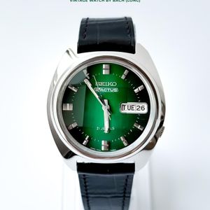 セイコー ACTUS 6306-8020 グリーン文字盤 1976 Seiko Actus 6306-8020 – TokeiMedic