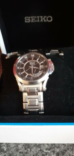 SEIKO 5M54 0AA0 PREMIER KINETIC WATCH SAPHIRE CRYSTAL BOXED SPARE