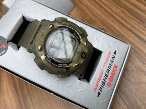 RARE Casio G-Shock DW-8600 MS-8T Fisherman Box Tag Papers Titanium