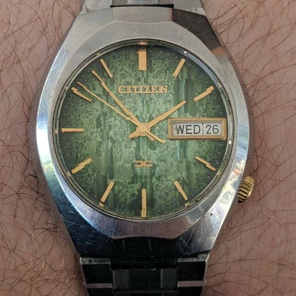Vintage '74 Citizen HiSonic 3701 Tuning Fork Watch, Works, Orig
