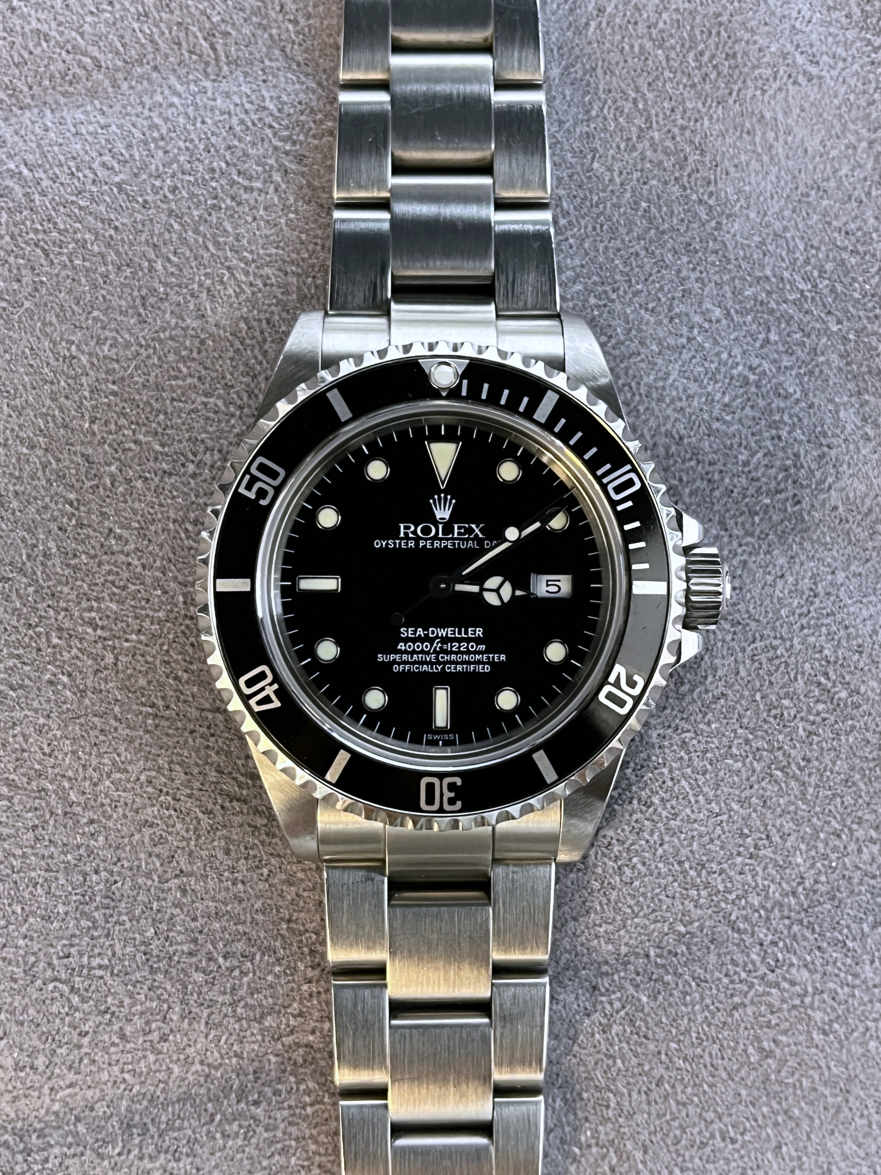 1997 Rolex Sea Dweller 16600 full set swiss only dial