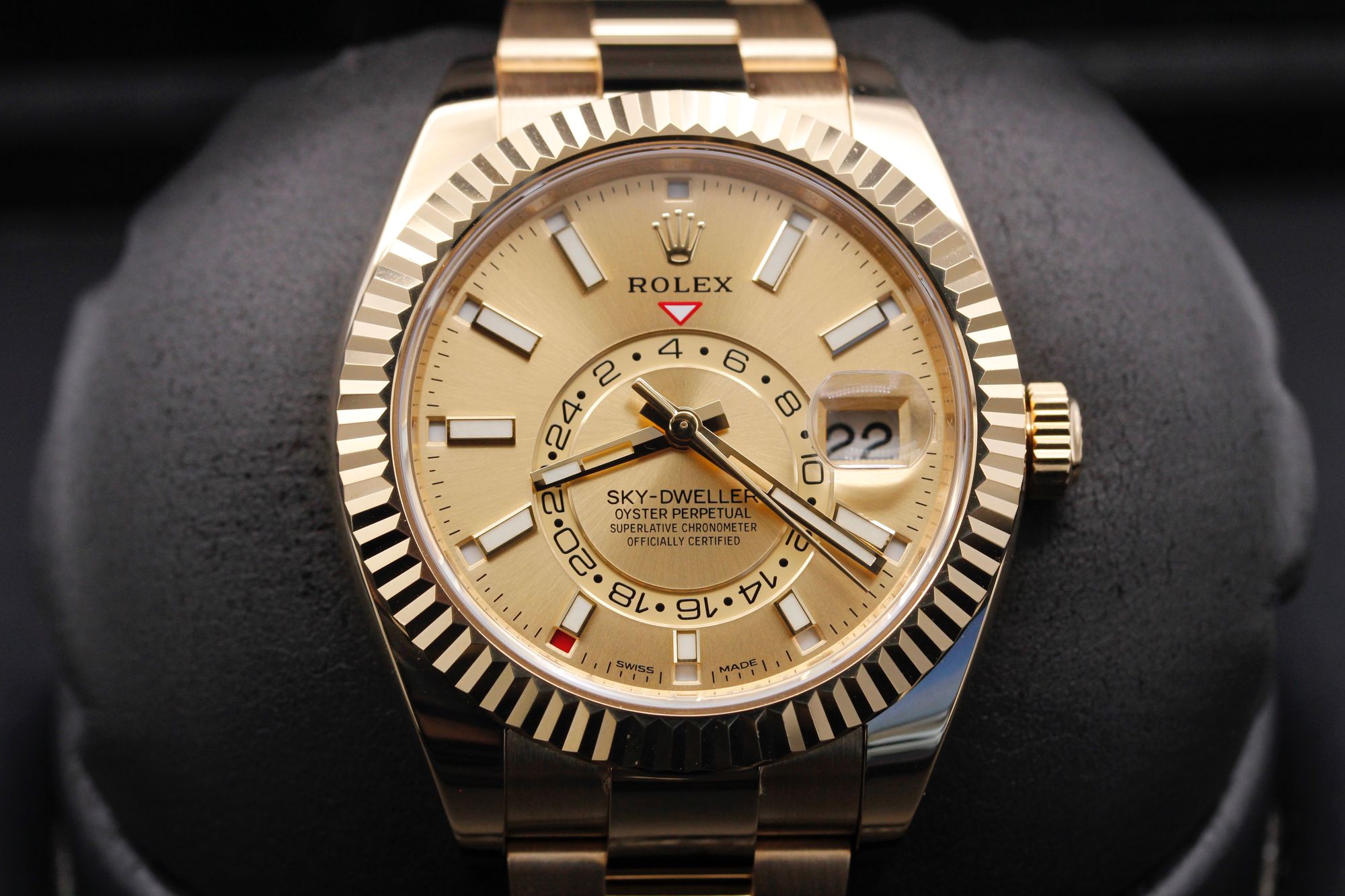 Rolex sky 2025 dweller champagne