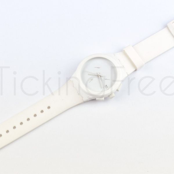 Swatch Basic Swatch Chrono 2010 - SUSW400 - Basic White - New | WatchCharts Marketplace