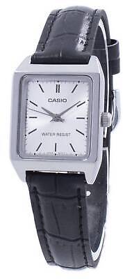 Montre Quartz Acier Cuir Montre Femme CASIO LTP-V007L-1B - Quartz Élégante Montre Acier Cuir Classique