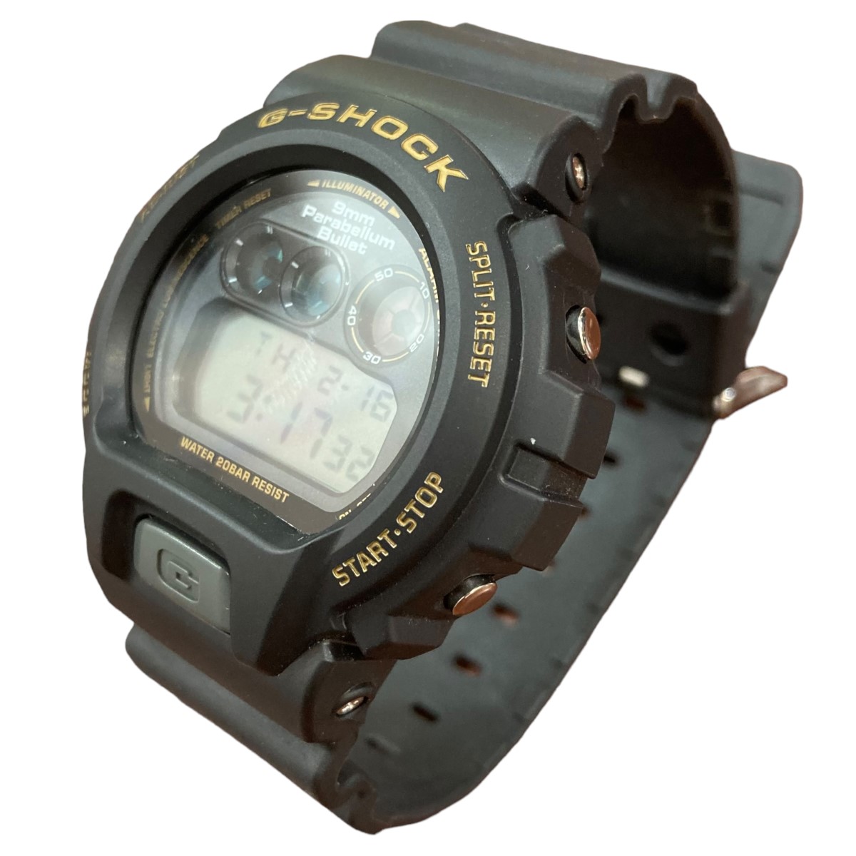 Used] CASIO x 9mm Parabellum Bullet G-SHOCK Circle Watch Black