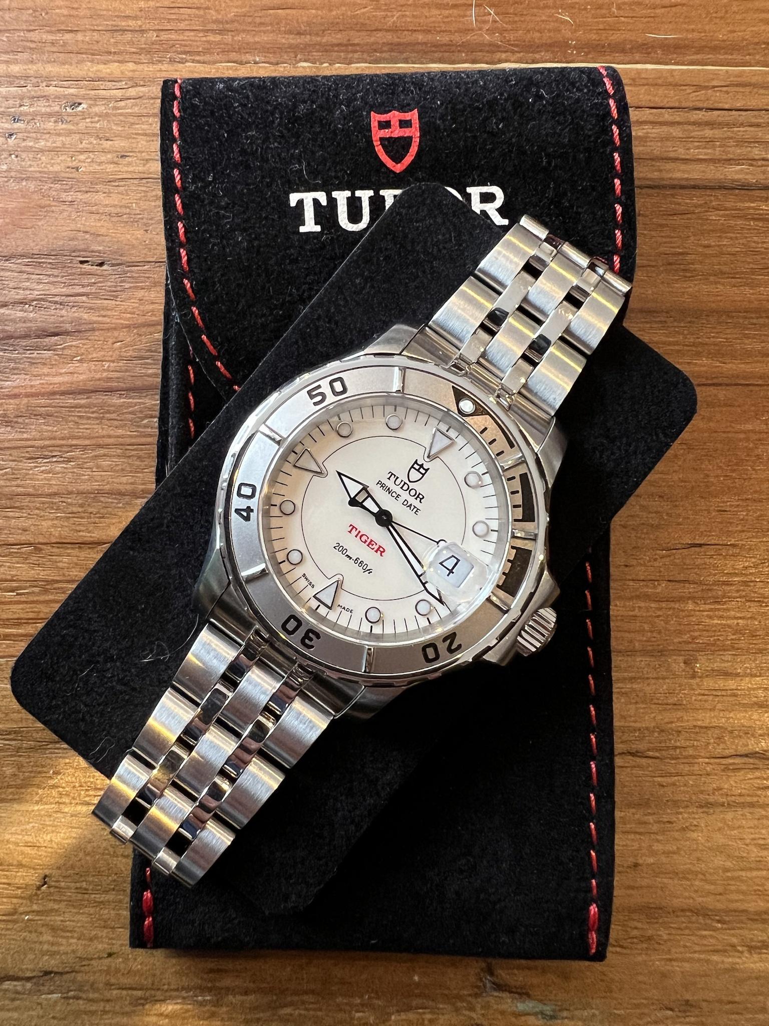 WTS] Tudor Hydronaut 89190 White Ivory Tiger Dial Fully Serviced