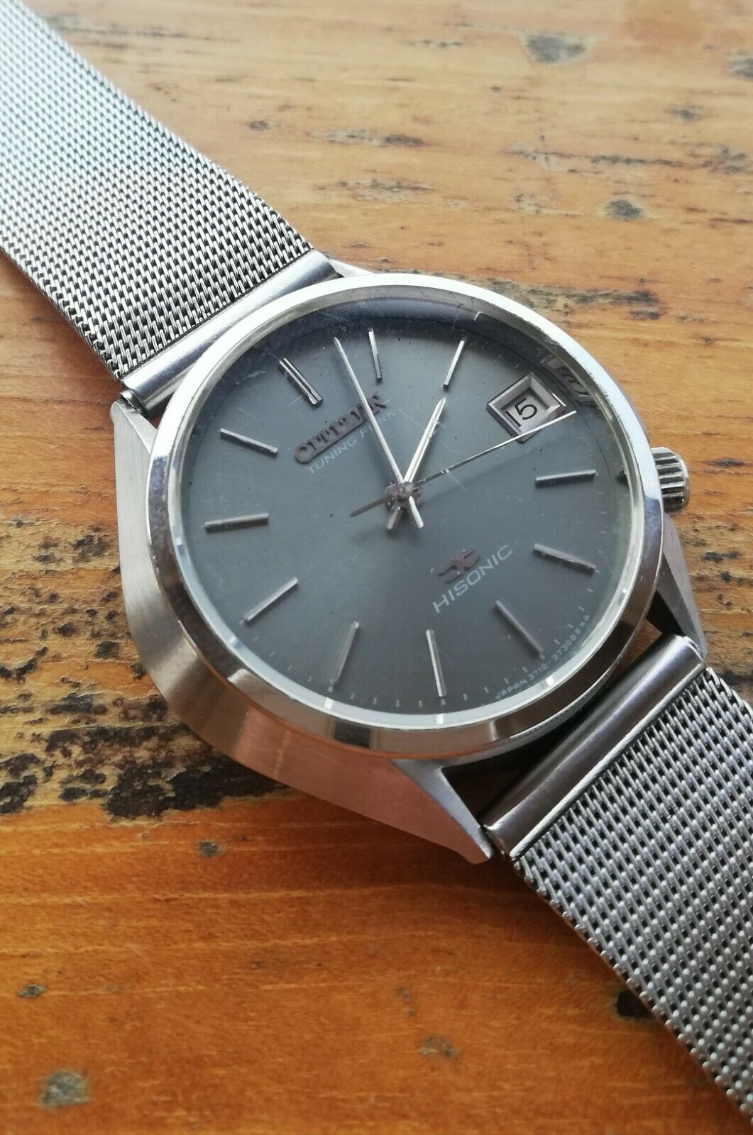 Rare Citizen Hisonic Tuning Fork Watch 3711-373049 Y August 1972