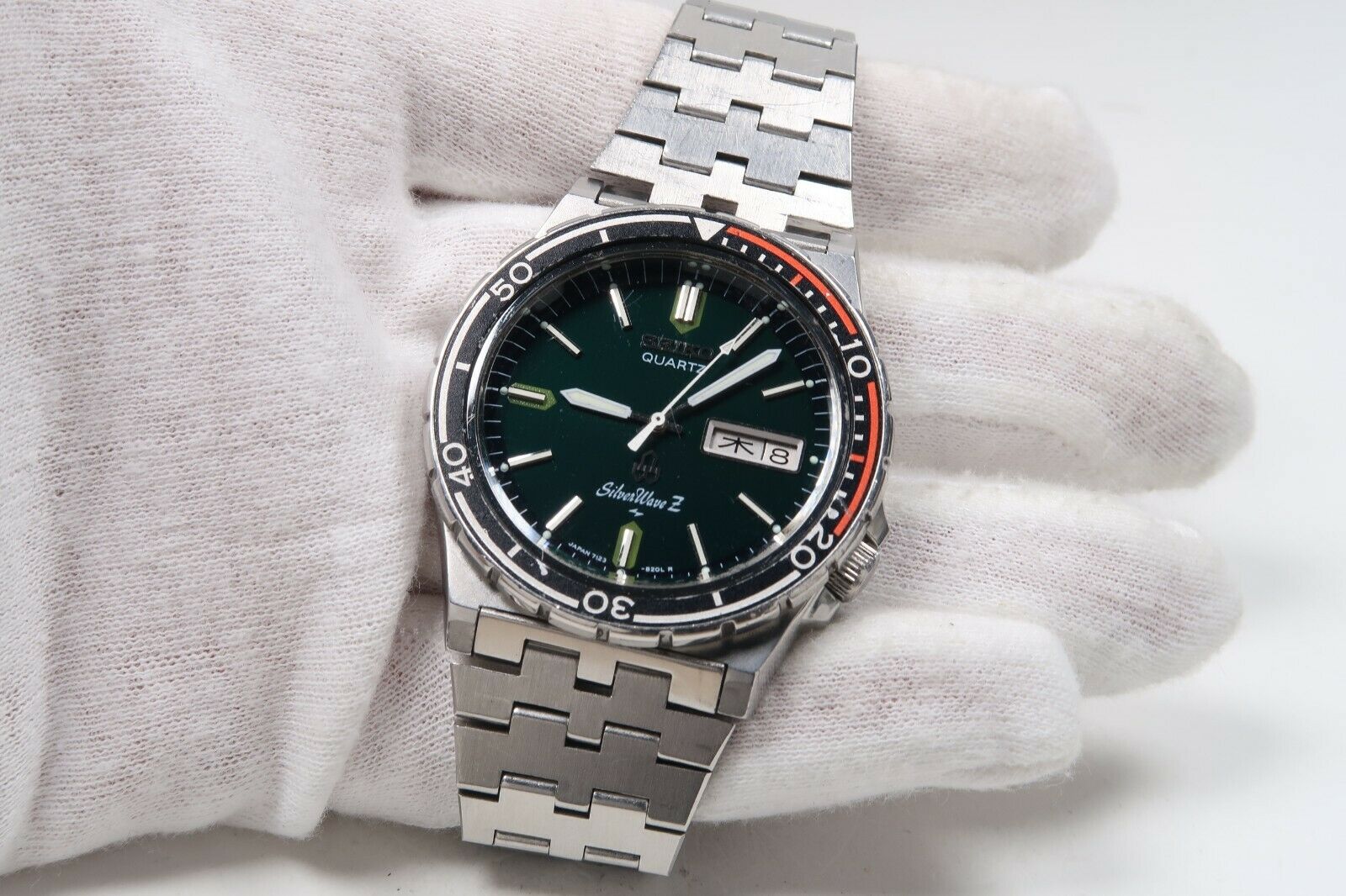 SEIKO SILVER WAVE Z ダイバーアナログ 7123-8190-