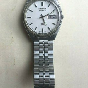 Vintage Seiko SQ 7546 8040 Quartz Mens Watch 1980'