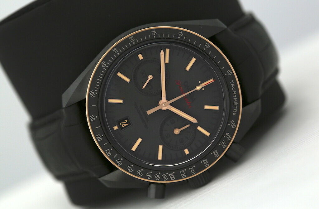 Omega Speedmaster Dark Side of the Moon Sedna Black Chronograph Watch (2018) WatchCharts Omega Speedmaster Dark Side of the Moon Sedna Black Chronograph Watch (2018) WatchCharts