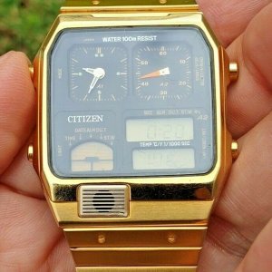 CITIZEN ANA-DIGI TEMP シチズン アナデジテンプ 8988-Q01911