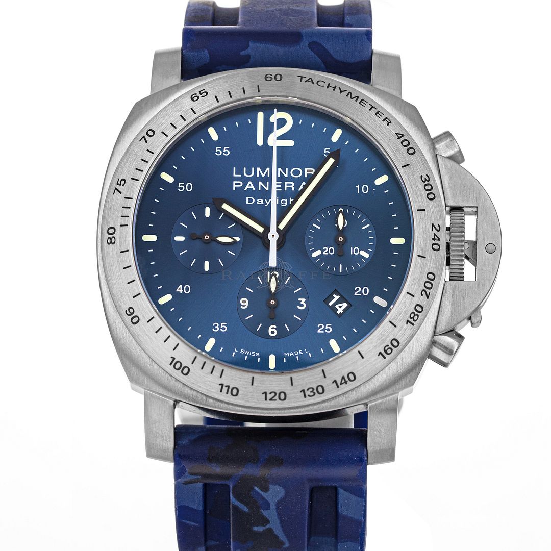 6 950 USD Panerai PAM326 BLUE Daylight Luminor Titanium Box