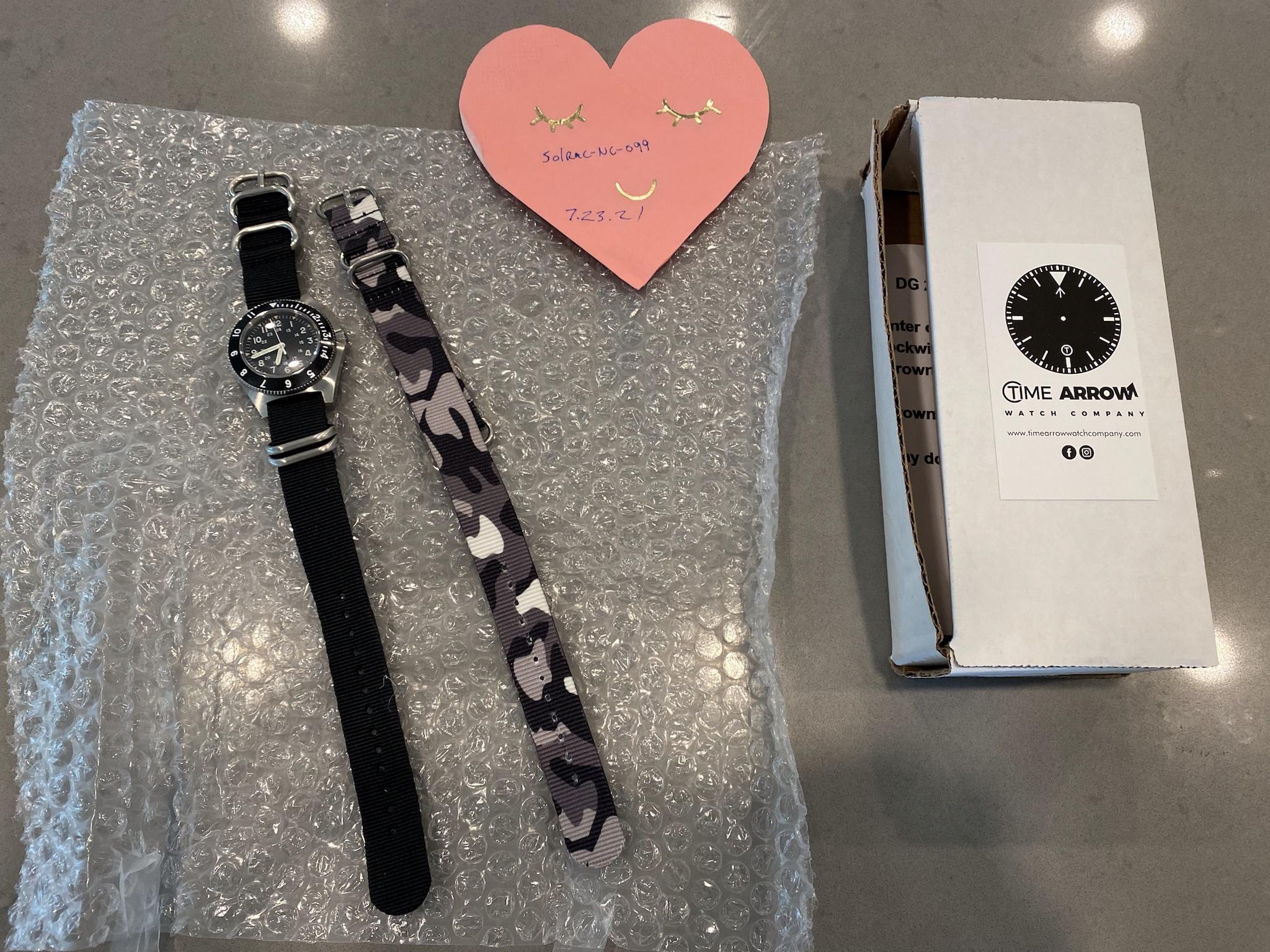 Time arrow hot sale watch company