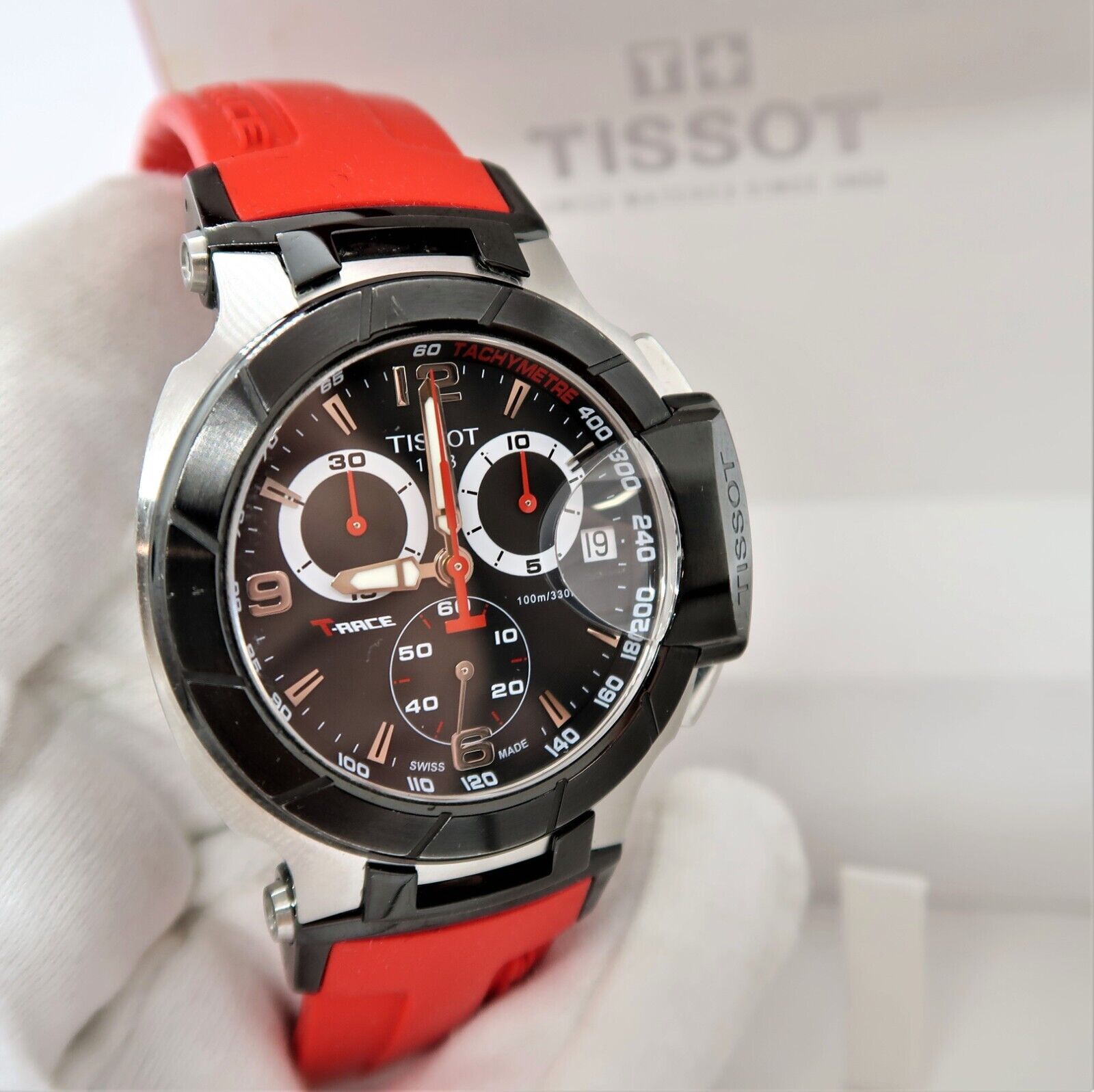 TISSOT T Race 100m TO48417 RED RACING 7.25