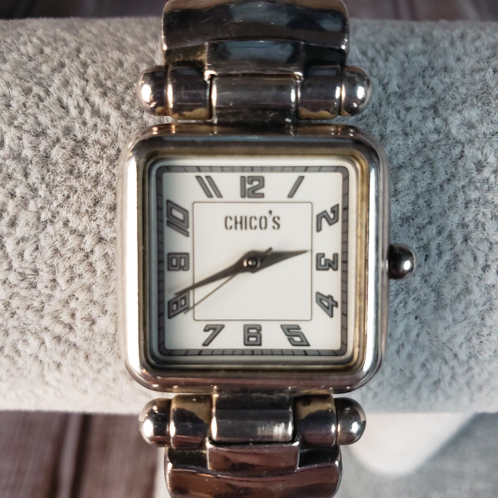 Chico\'s Metallic Watch with White Face Vintage Chico main image 2