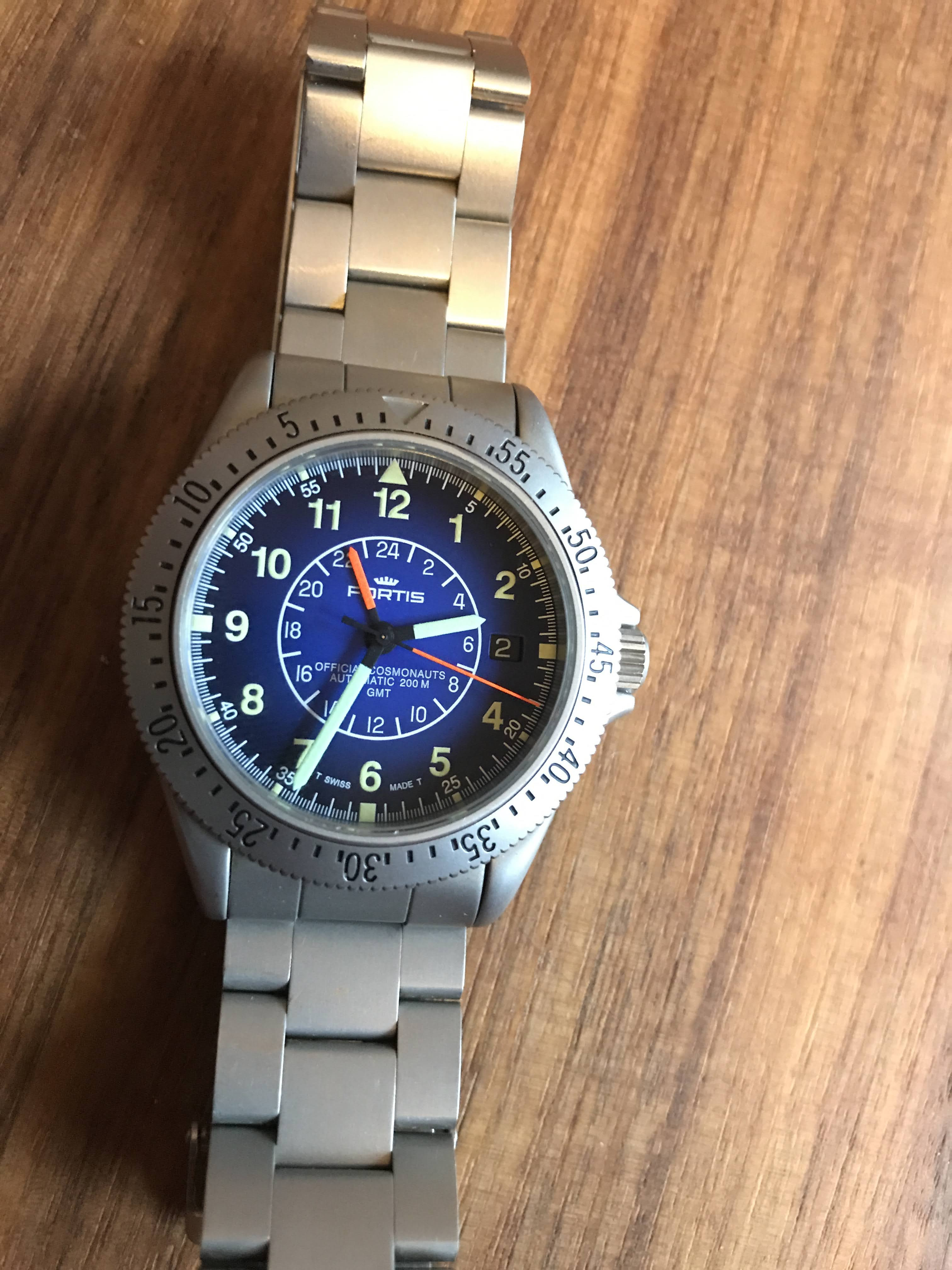 Rare! Fortis Cosmonauts Automatic GMT 611.22.148 - EUR 790 OBRO 