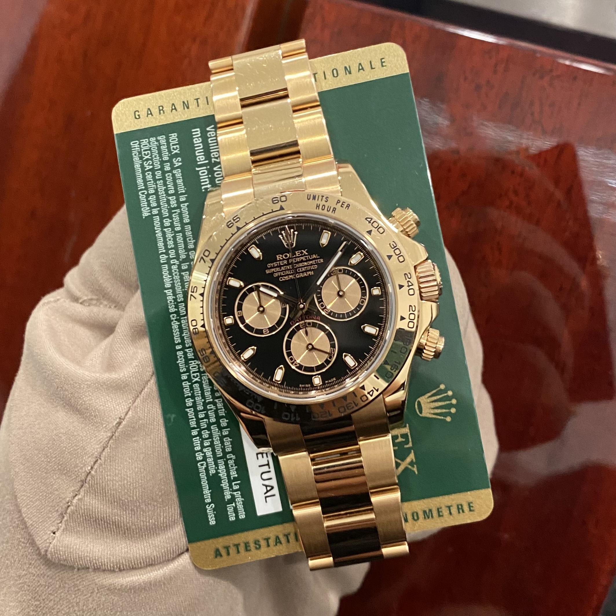 Rolex 116520 Daytona SS Black Dial M Series (2009) (16624) | European Watch  Co.