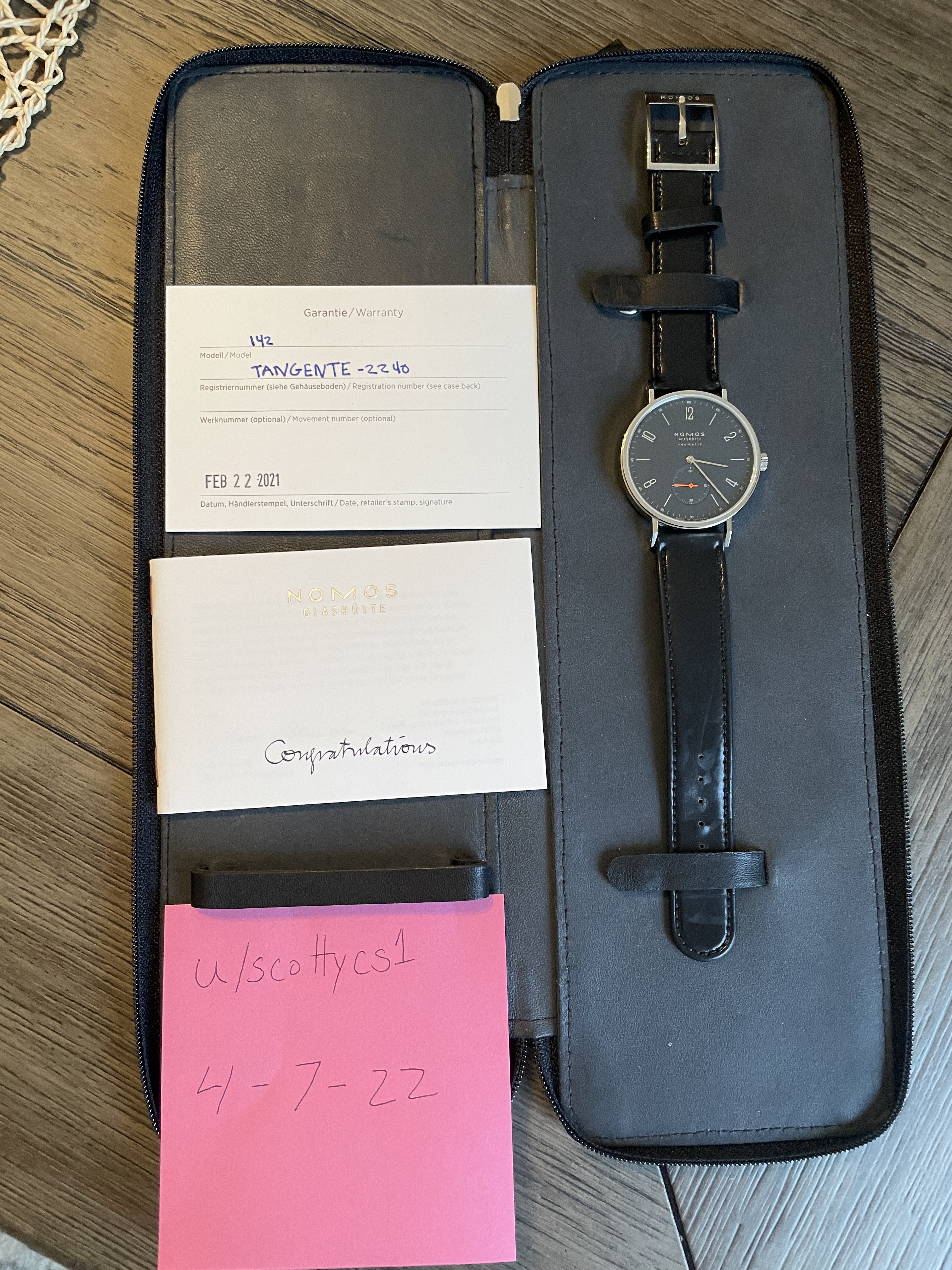 Nomos 142 hot sale