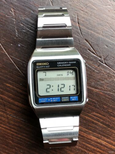 All Original 1978 Seiko M354 5019 James Bond Moonraker Memory Bank