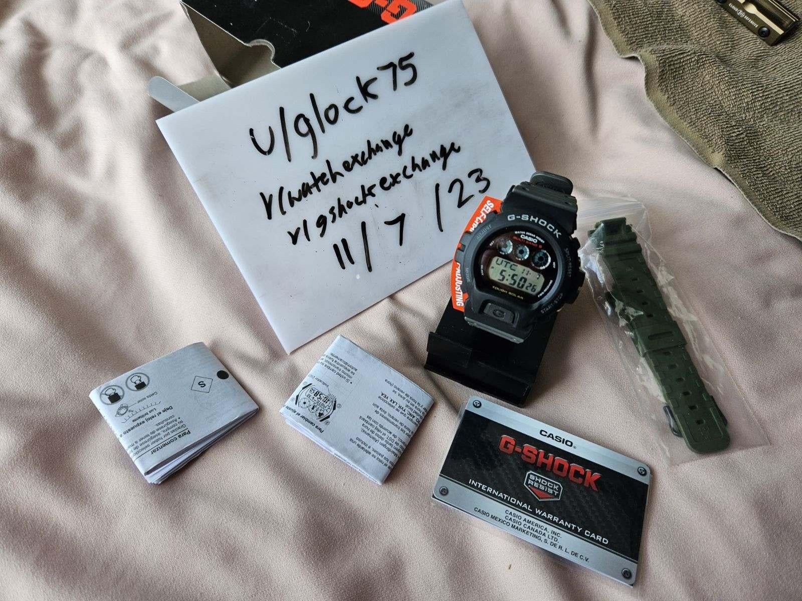 WTS] G-Shock GW6900-1 Tough Solar Multiband 6 with 2 straps