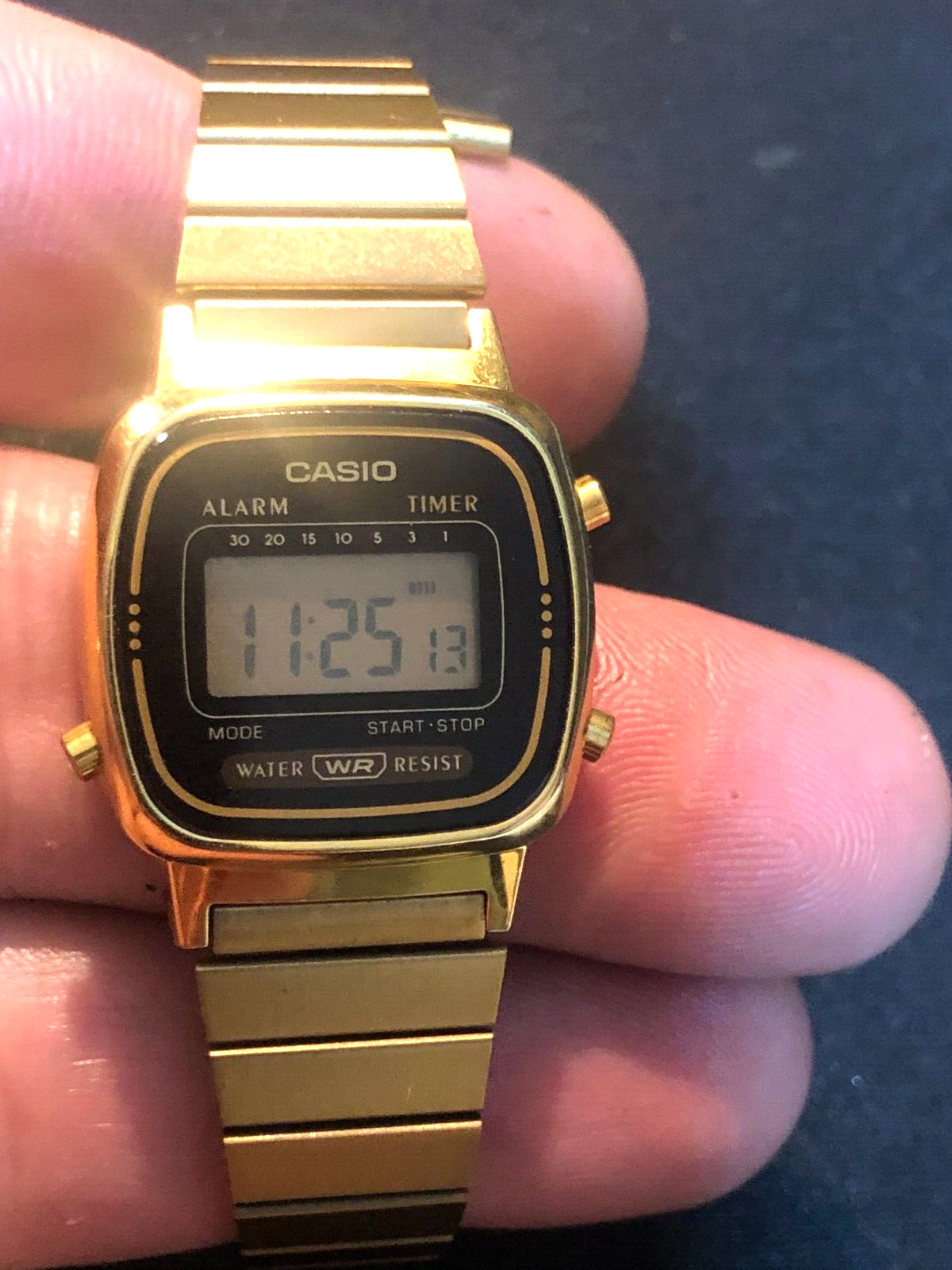 Vintage Casio Women s Digital Watch Gold Tone LA670W 3191 Module Original Band WatchCharts Marketplace