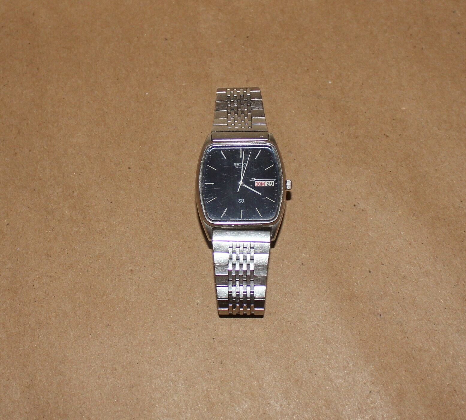 Vintage Seiko Quartz Mens Watch 2633-5029 Square Blue/Gray Square Dial  needs Bat | WatchCharts