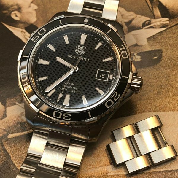Tag Heuer Aquaracer Wak 2110 500 M Water Resistance Helium Valve NO RESERVE! WatchCharts