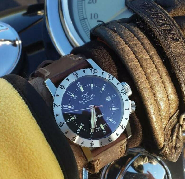 Glycine airman double twelve sale