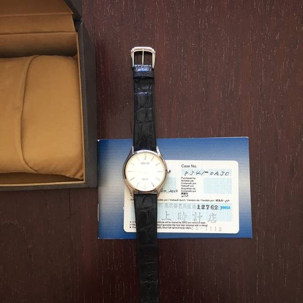 Seiko Dolce SACM171 Quartz Elegant White Dial Watch main image 0
