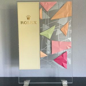 Rolex Display Schaufenster Werbung Aufsteller Dekoration Watchcharts