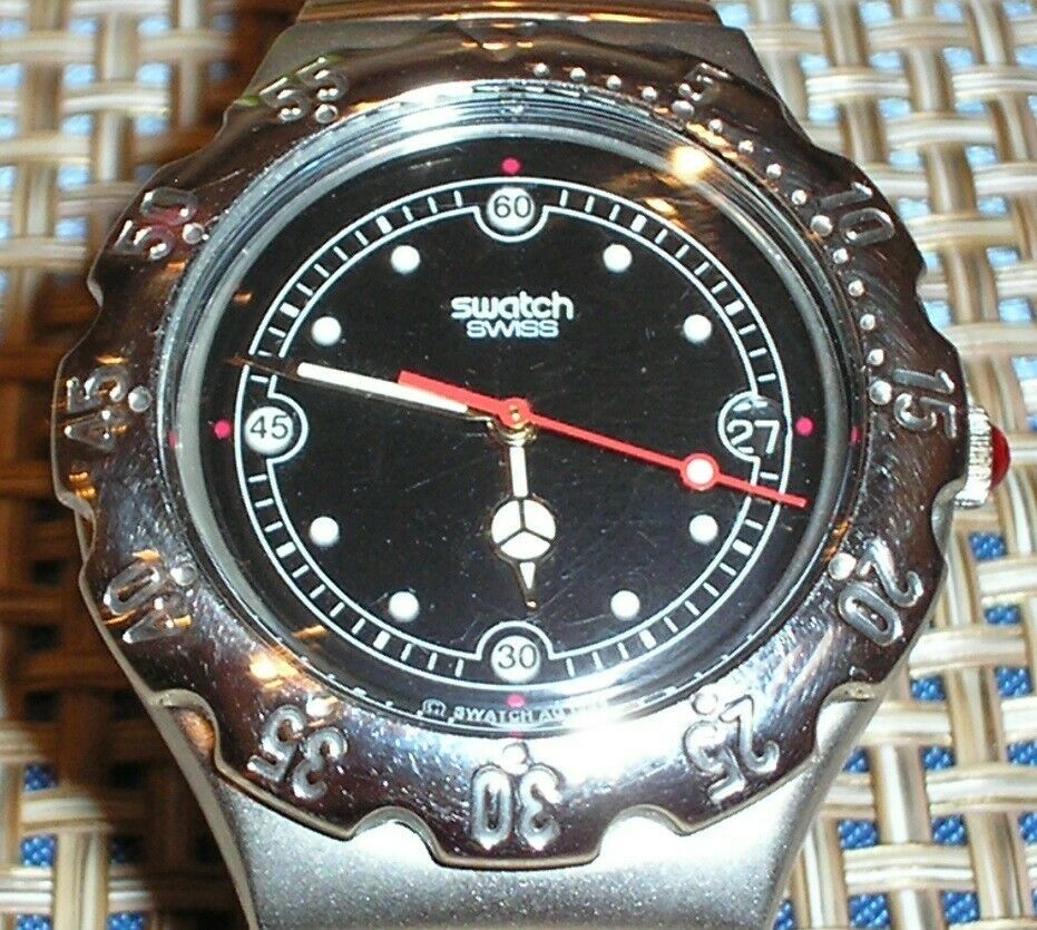 swatch irony edelstahl