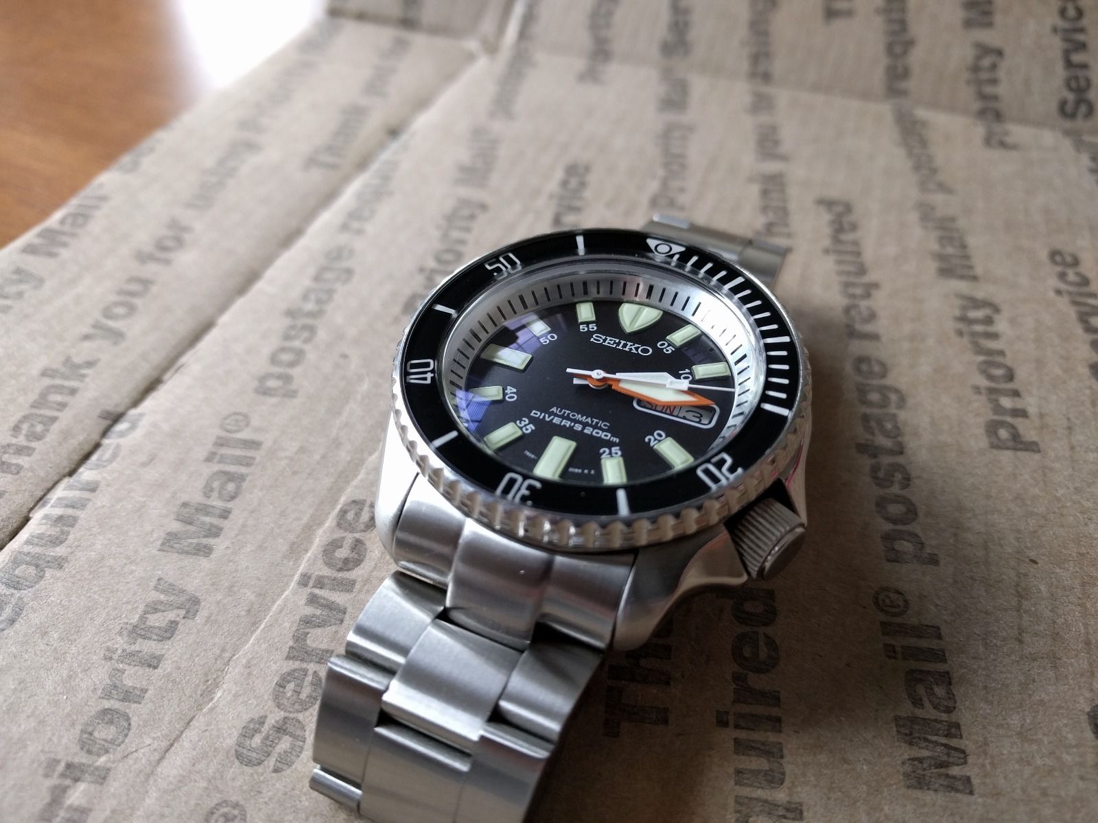 SOLD: Seiko SKX007 Custom Mod Planet Monster NH36A retrofitted Yobokies  Parts | WatchCharts