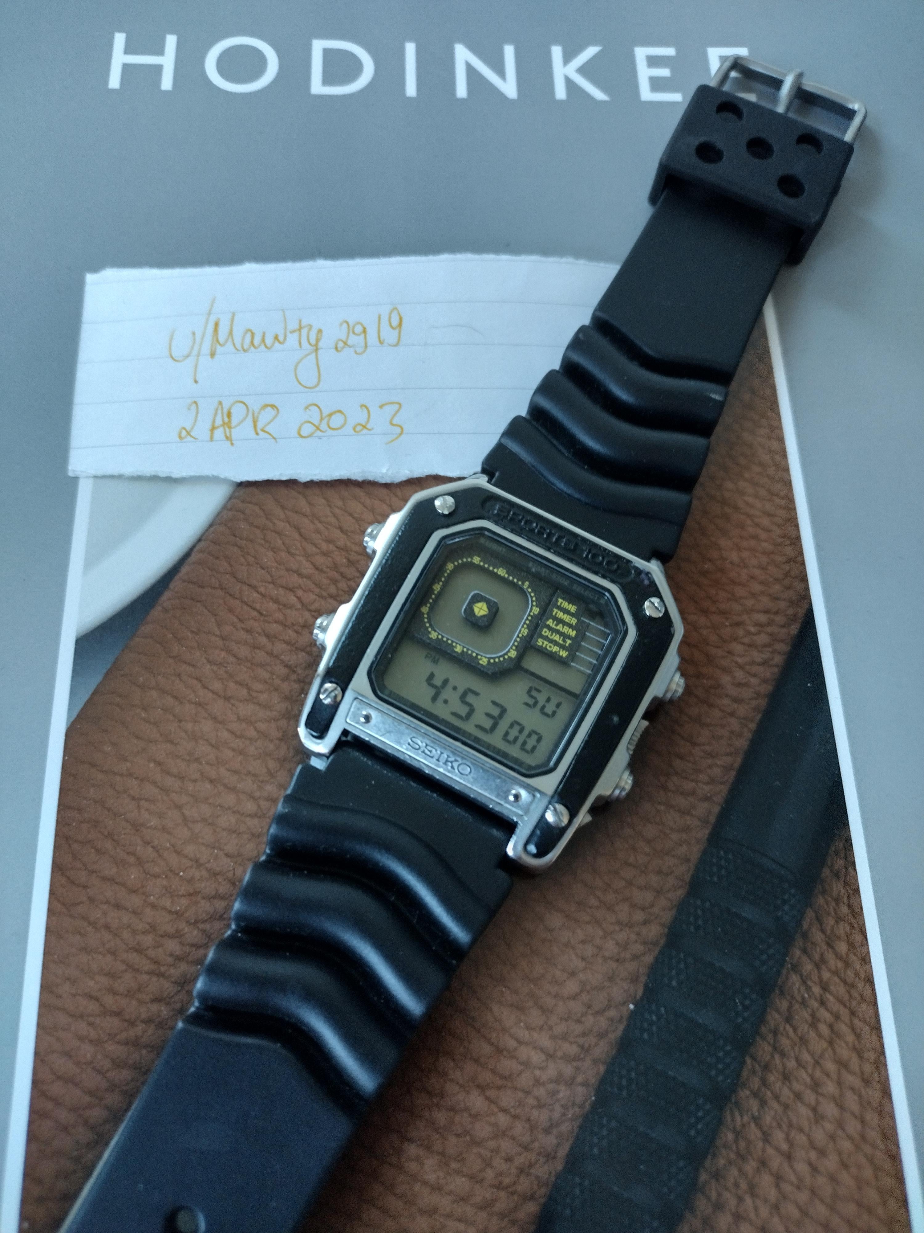 WTS SEIKO silverware g757 James Bond Octopussy watch REDUCED