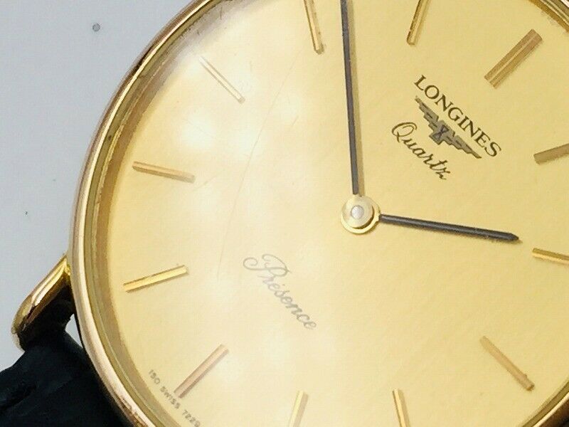 LONGINES Watch Presence 150 7229 Quartz 18K Gold Plated T2809