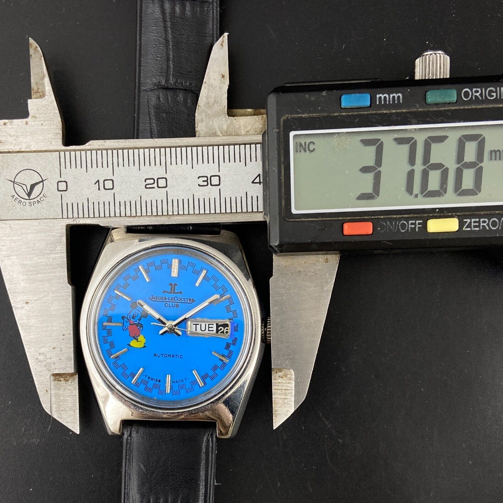 動作良好 91 ジャガールクルト クラブ JAEGER LECOULTRE CLUB
