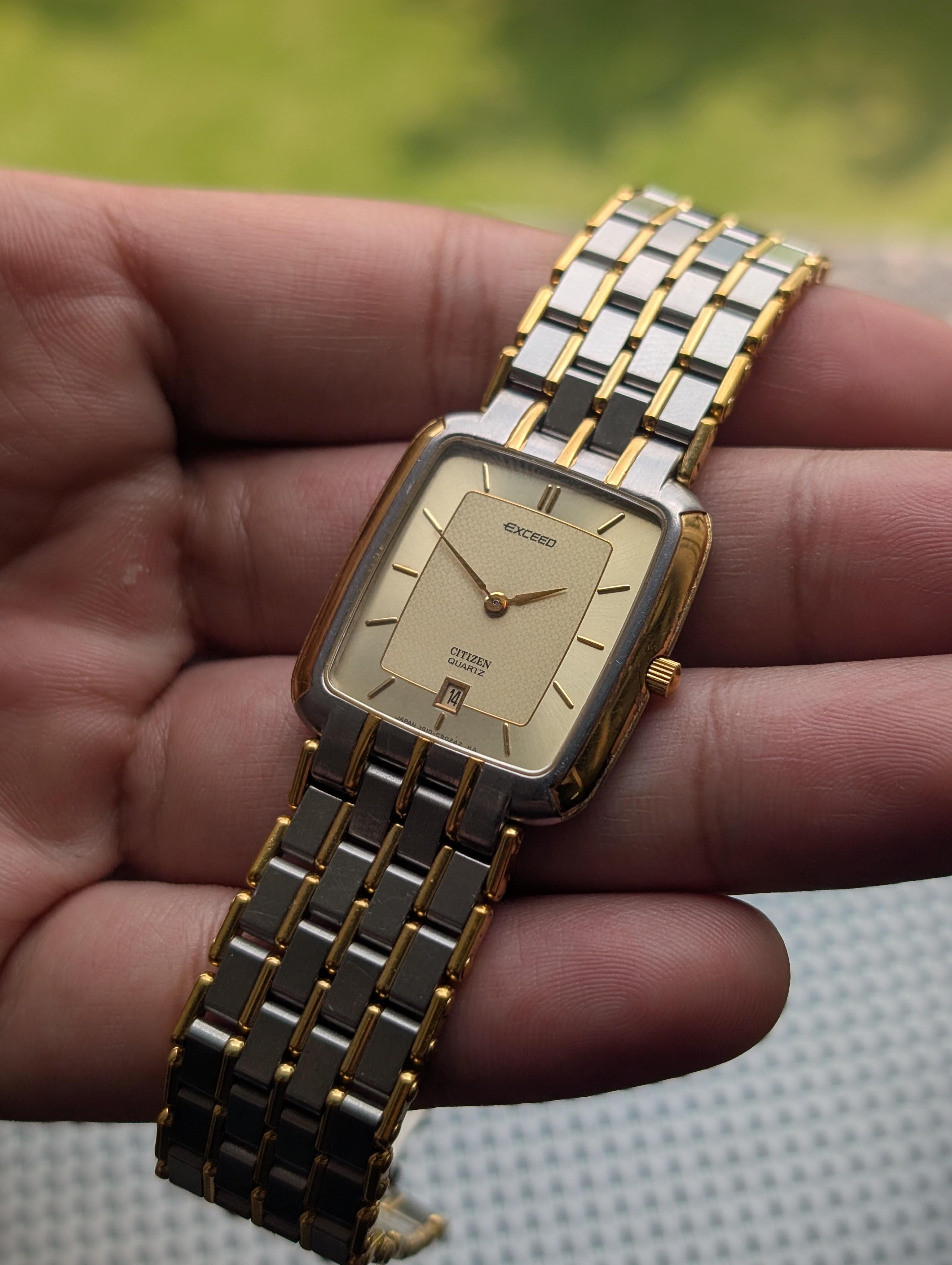 WTS] Citizen Exceed Two Tone Integrated Bracelet Ultra Slim