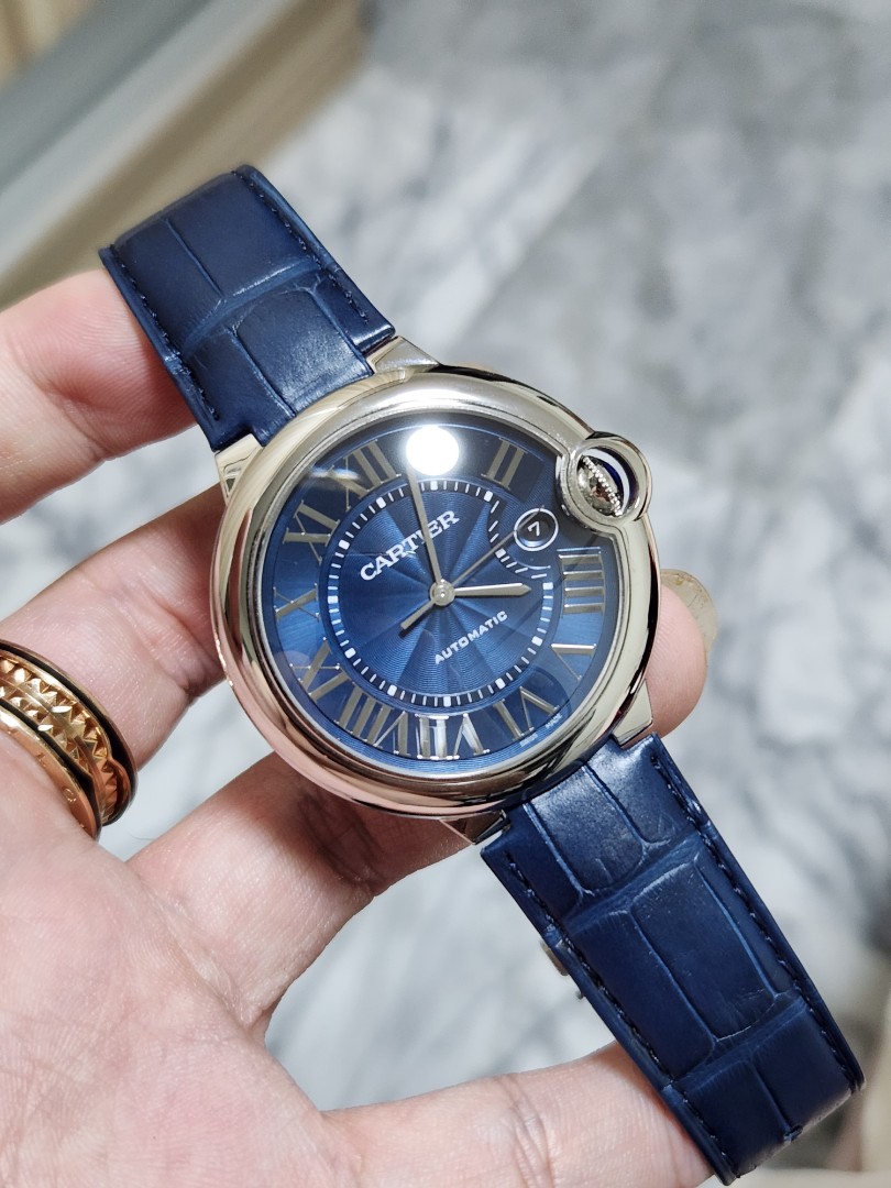 Cartier ballon hotsell bleu blue dial