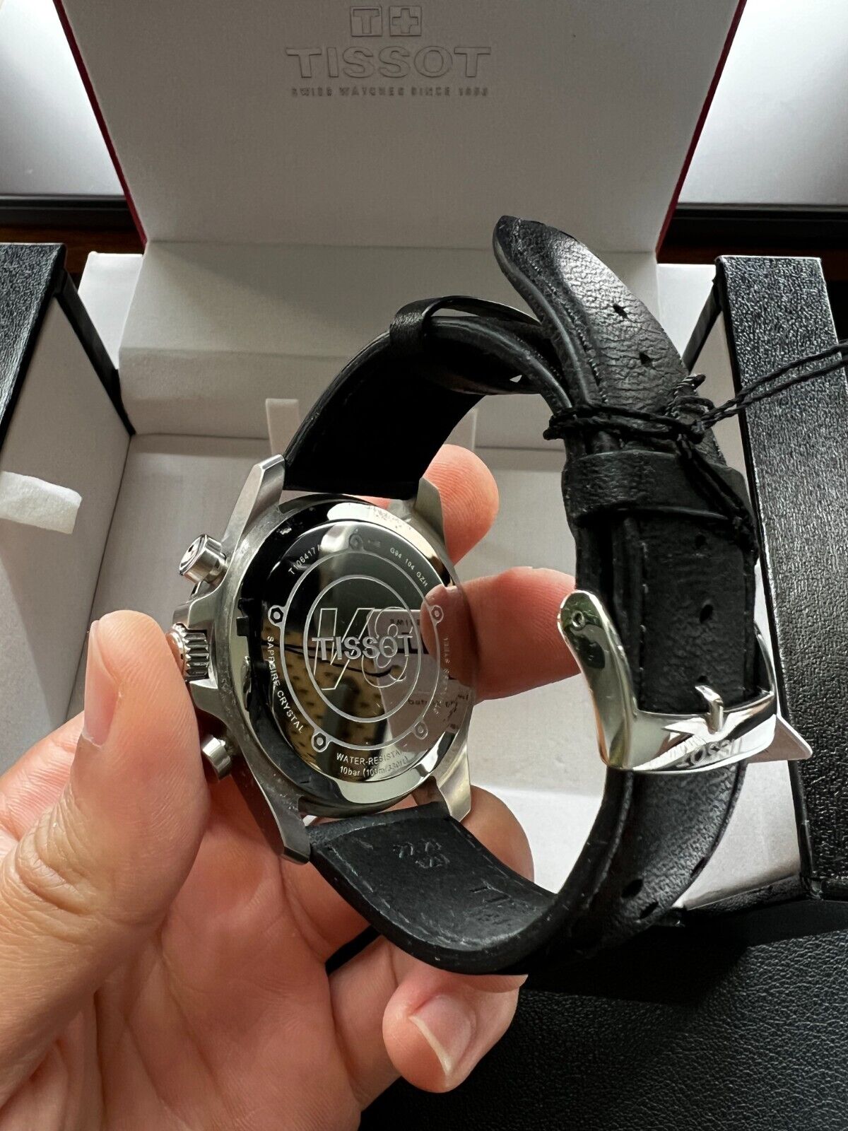 Tissot V8 Chronograph T106417A Mens Stainless Steel Date