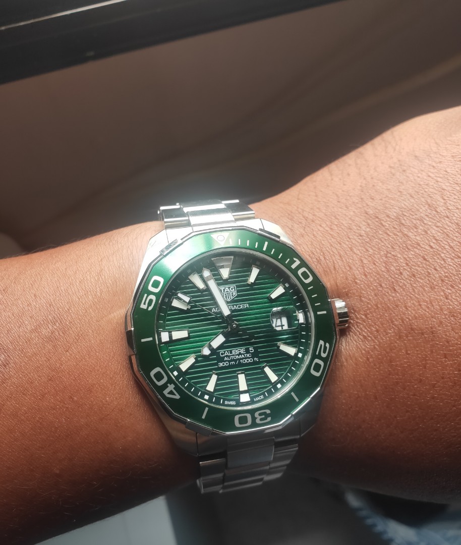 Tag Heuer Aquaracer Green Hulk WatchCharts Marketplace