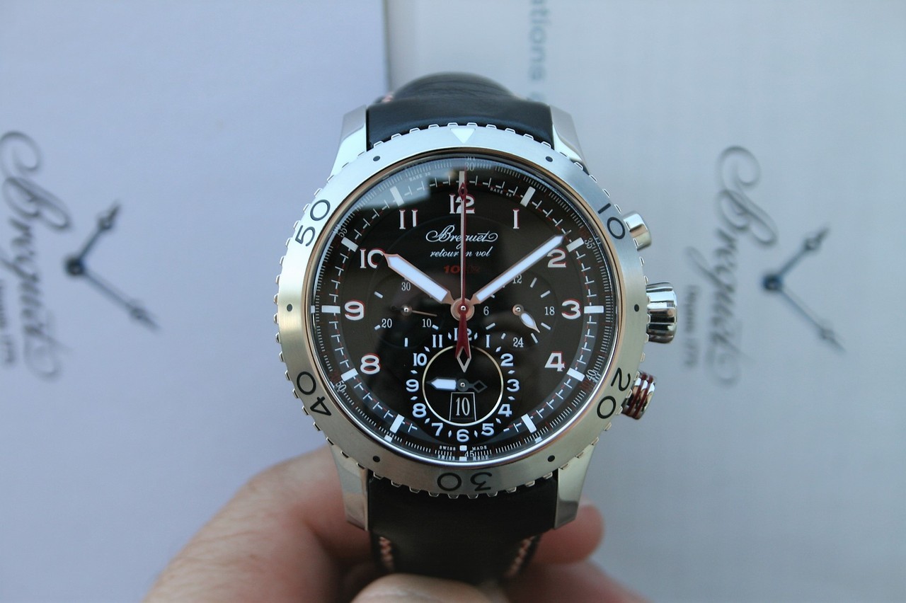 FS Breguet Transatlantique Type XXII Flyback 10 Hz 44mm 3880ST H2