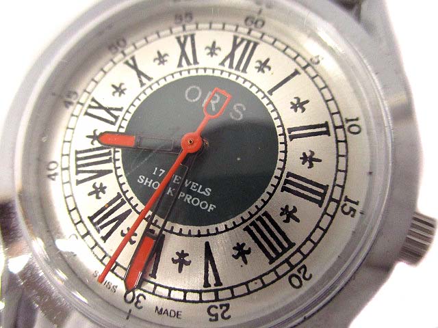 Used Oris ORIS 17 JEWELS SHOCK PROOF Manual Winding Wristwatch