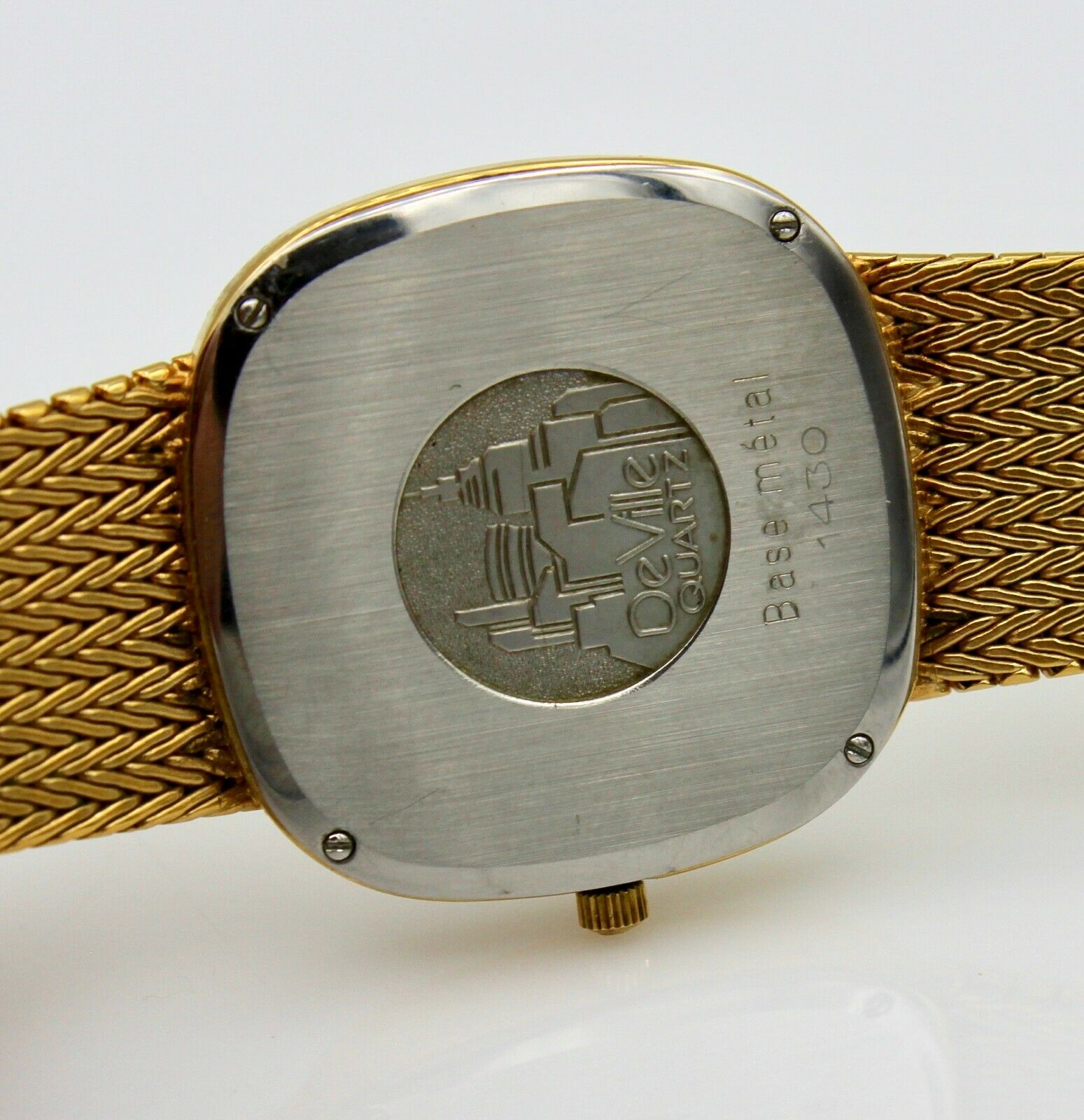 Vintage Omega DeVille Quartz Watch Men's Cal. 1430 30.3mm