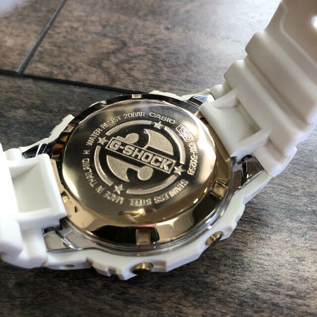 Casio G-Shock DW-5025B-7 Rising White 25th Anniversary Watch