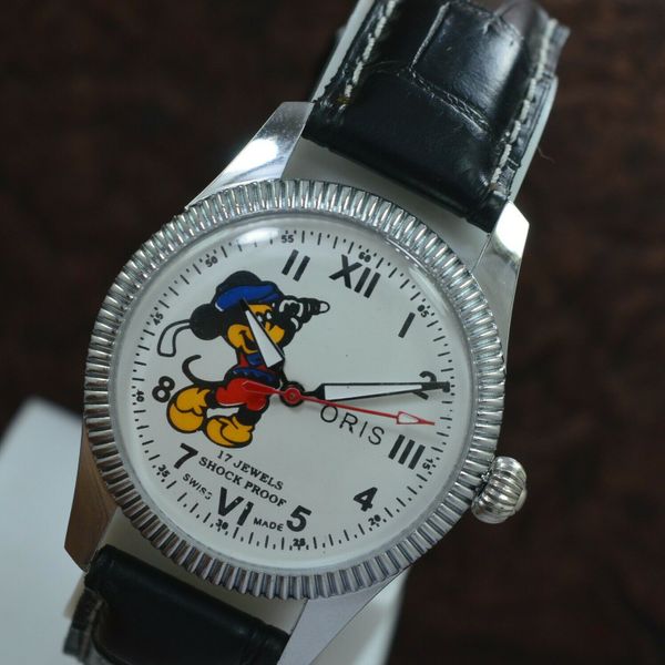 oris mickey mouse watch