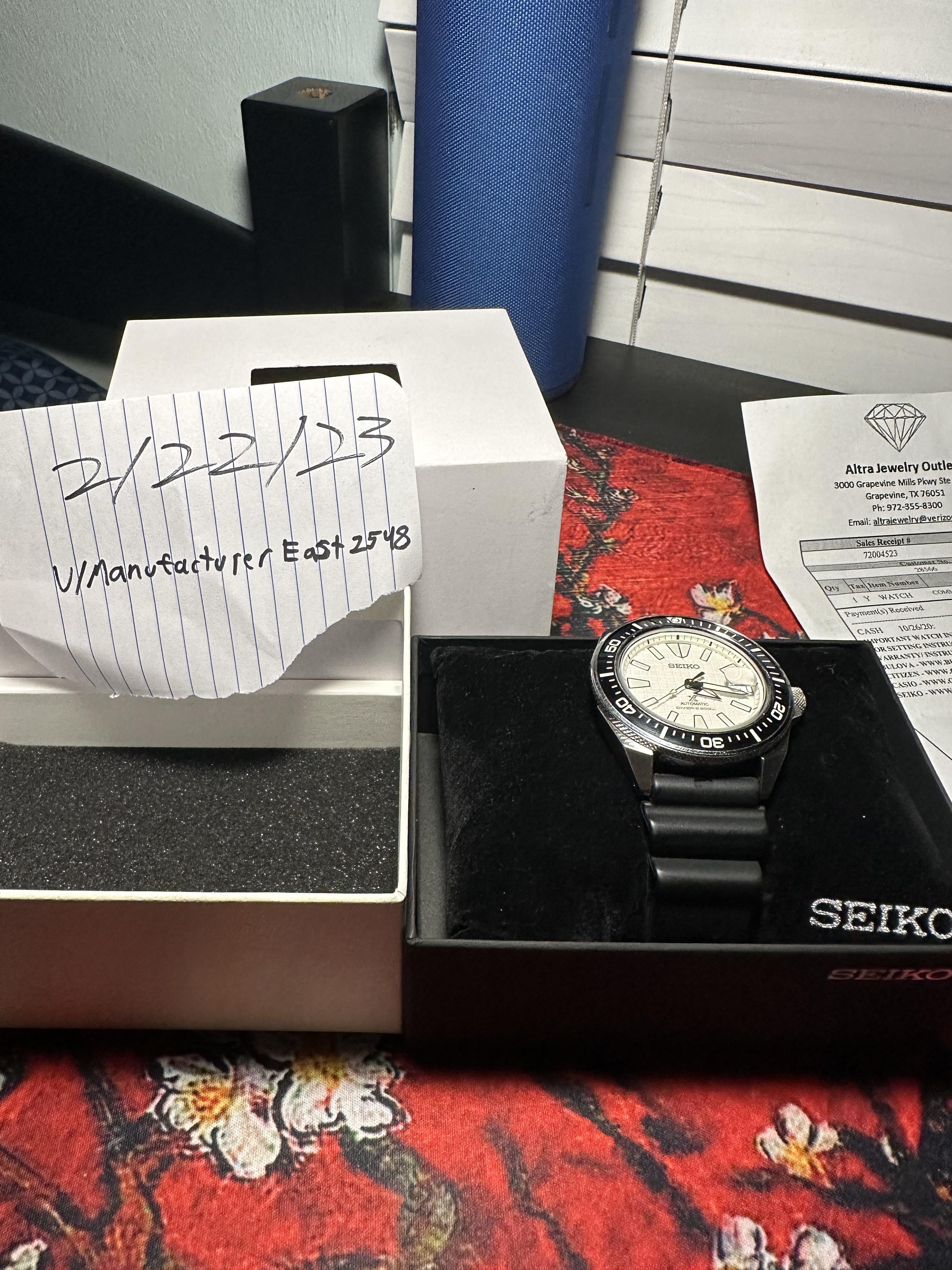 WTS] Seiko SRPE37 King Samurai | WatchCharts