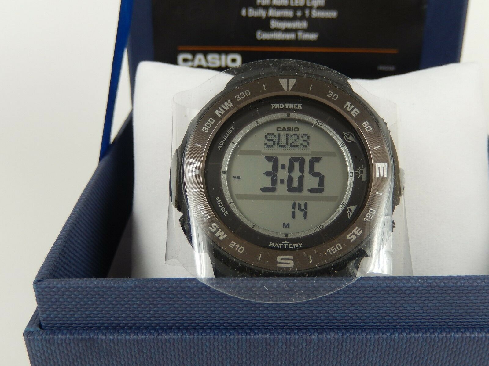 Casio Pro Trek Prg 330 1wc Tough Solar Power Watch Module No 3443 New In Box Watchcharts