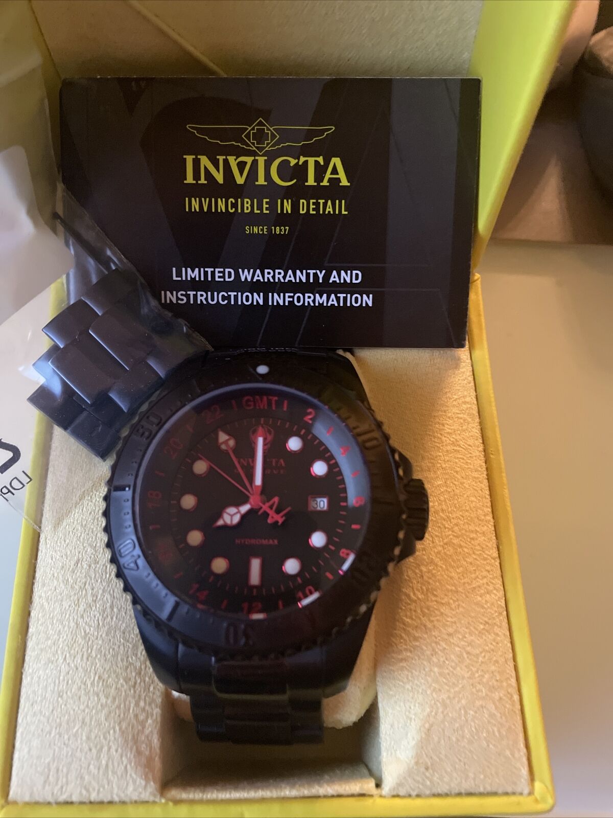 Invicta Reserve 52mm SKULL HYDROMAX BLACK LABEL SWISS Movement SS 1000M  Watch | WatchCharts Marketplace